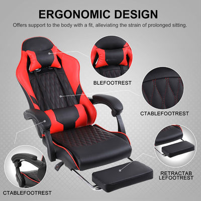 Gepersonaliseerde kleur Ergonomische kantoorstoel met leunstoelfunctie en hoogteinstelling