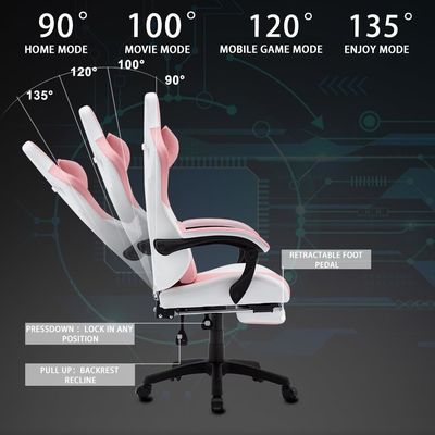 ALINUNU Gaming Chair High Back Ergonomisch en 300 pond Maximaal Gewicht Aanbevolen