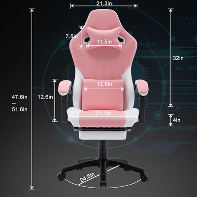 ALINUNU Gaming Chair High Back Ergonomisch en 300 pond Maximaal Gewicht Aanbevolen