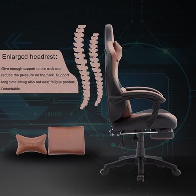 Draaiende stoel ALINUNU High Back Gaming Stoel Lederafdeling Stoel Racing Executive Ergonomisch