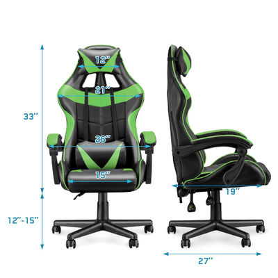 Mail Packing Racing Gaming Stoel met Lumbal Support en High Back Design van ALINUNU