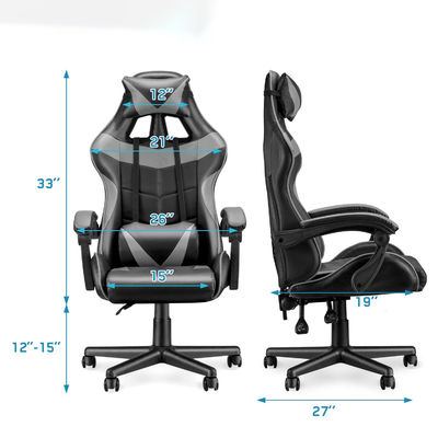 ALINUNU Gaming Chair High Back Ergonomische stoel met 3 gasliften en lumbale steun