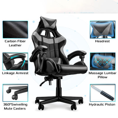 ALINUNU Gaming Chair High Back Ergonomische stoel met 3 gasliften en lumbale steun