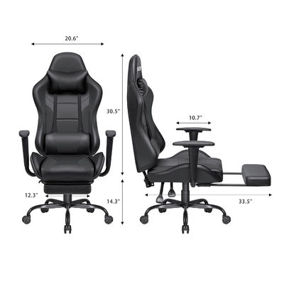 Op maat gemaakte diensten Racing Gaming Chair ALINUNU voor volwassenen Draaiende stoel Product afmetingen