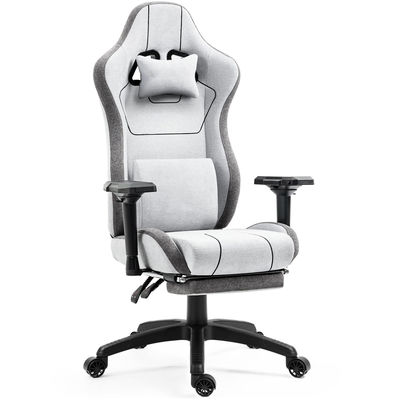 Custom kleur ergonomische gaming stoel met massage lumbale ondersteuning en verstelbare hoogte