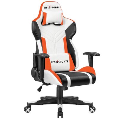 Synthetisch leer Spelen Racing Draaibaar Computerstijl Ergonomische lift stoel voor kantoor