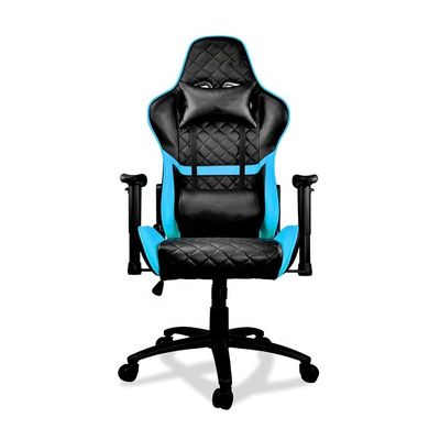 Verstelbare draaiende hoge achterkantoorstoel voor gamers Racing Style Lederen moderne stoelen