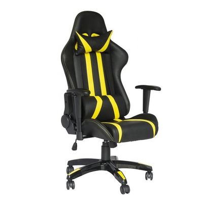 Moderne racestijl Lederen speelbank stoel zware ergonomische draaibare computerstoel