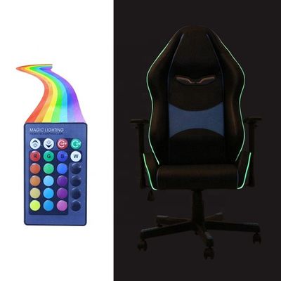 Verbeter je spelinstelling met Executive Style stoel en voetstaander in synthetisch leer
