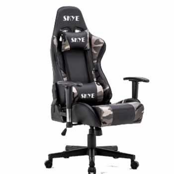 Moderne ontwerp synthetische lederen gaas kantoor gaming stoel met verstelbare ergonomie
