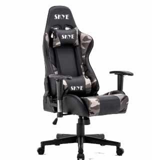 Moderne ontwerp synthetische lederen gaas kantoor gaming stoel met verstelbare ergonomie