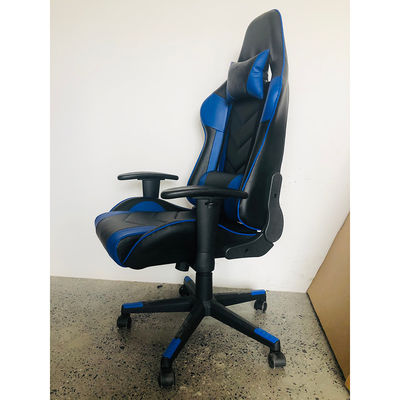 Verstelbare 2d armsteun Racing gaming stoel met synthetisch leer en Racing ontwerp