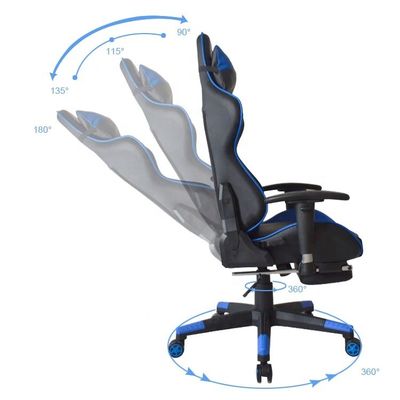 2D armsteun aanpasbare roterende lift gaming stoel voor ultieme gaming prestaties