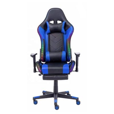 Zithoogte 54cm Verstelbare armsteun LED licht RGB gaming stoel met Custom logo