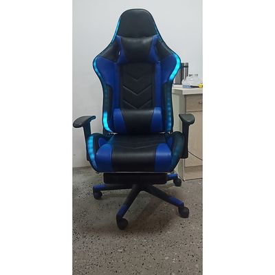 Zithoogte 54cm Verstelbare armsteun LED licht RGB gaming stoel met Custom logo