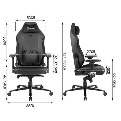 Double Wrist Adjustable High End Luxury Mesh Ergonomische Spelstoel voor Lumbal Support