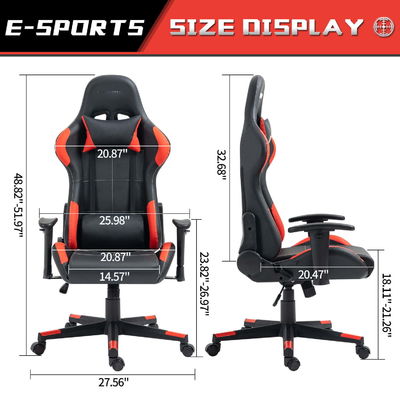 ALINUNU Racing Game Chair Hoogteverstelbare draaibare kantoor PC Computer Gaming Chair