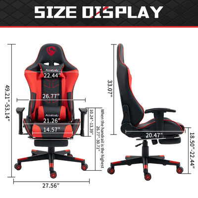Neem je spel naar een hoger niveau met ALINUNU High Back Gaming Chair en Footrest