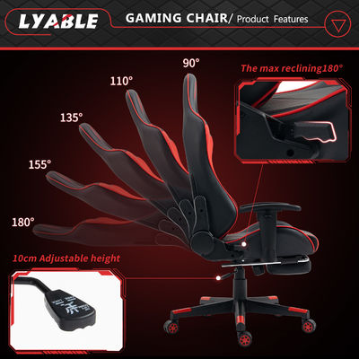 Neem je spel naar een hoger niveau met ALINUNU High Back Gaming Chair en Footrest