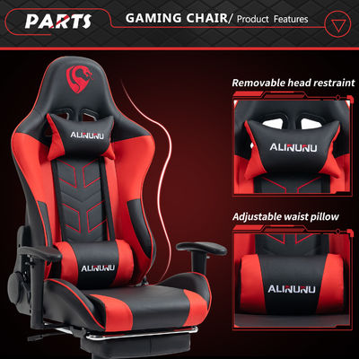 Neem je spel naar een hoger niveau met ALINUNU High Back Gaming Chair en Footrest