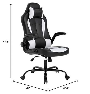 Solid Back Ergonomische kantoorstoel met aangepaste kleur en lumbale steun Flip Up Arms