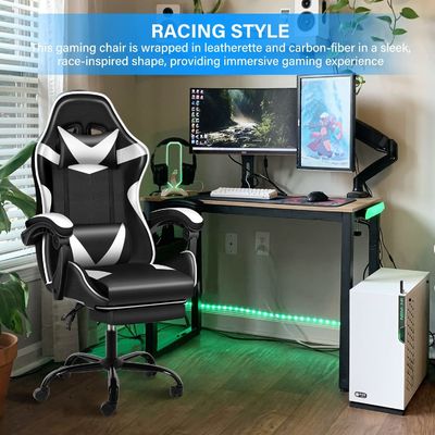 Verstelbare Metal Gaming Chair Ergonomische kantoorstoel voor maximaal comfort en duurzaamheid