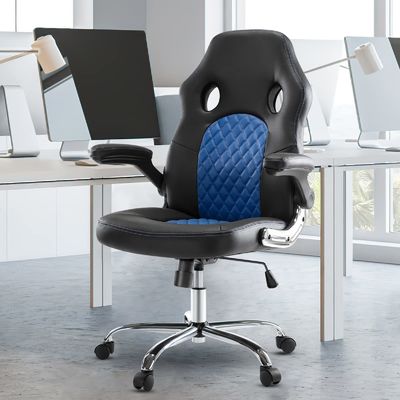 30 pond verstelbare kantoorstoel met ergonomisch ontwerp PU leer en lumbaal steun