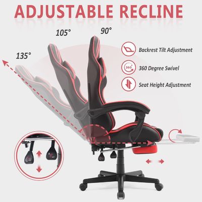 Postverpakking Ergonomische sportstoel met hoofdsteun en rugsteun