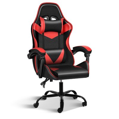 Synthetische leer racescheur voor kantoorcomputer videogame stoel verstelbaar draaiend 25,3lbs