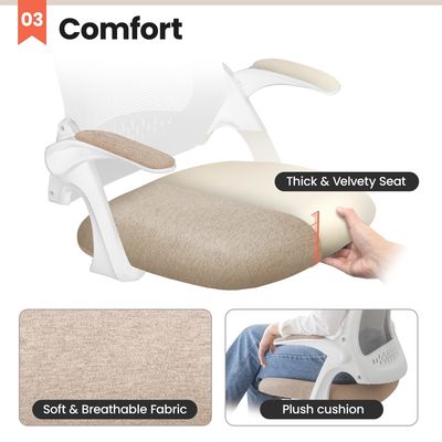 NEC Desk Computerspelstoel met Executive Ergonomic Lumbal Back Support Draaiende stijl