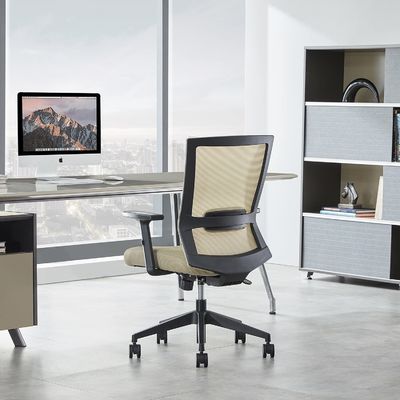 Aluminium staal frame ergonomische mesh executive draaibare bureau stoel met lumbale steun