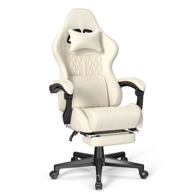Moderne design gaming stoel met vintage PU leer en massage 19&quot;D x 27&quot;W x 50&quot;H