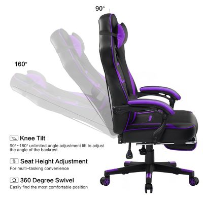 Ergonomische speelstoel met voetzorg en 360-draai-/hoogteverstelfunctie