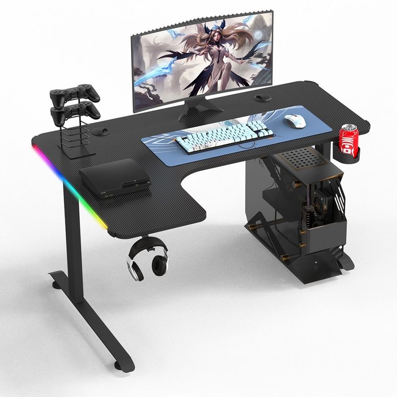 1050*700*115mm Robuust Schrijven L-vormig Spel bureau Verstelbare hoogte voor Home Office