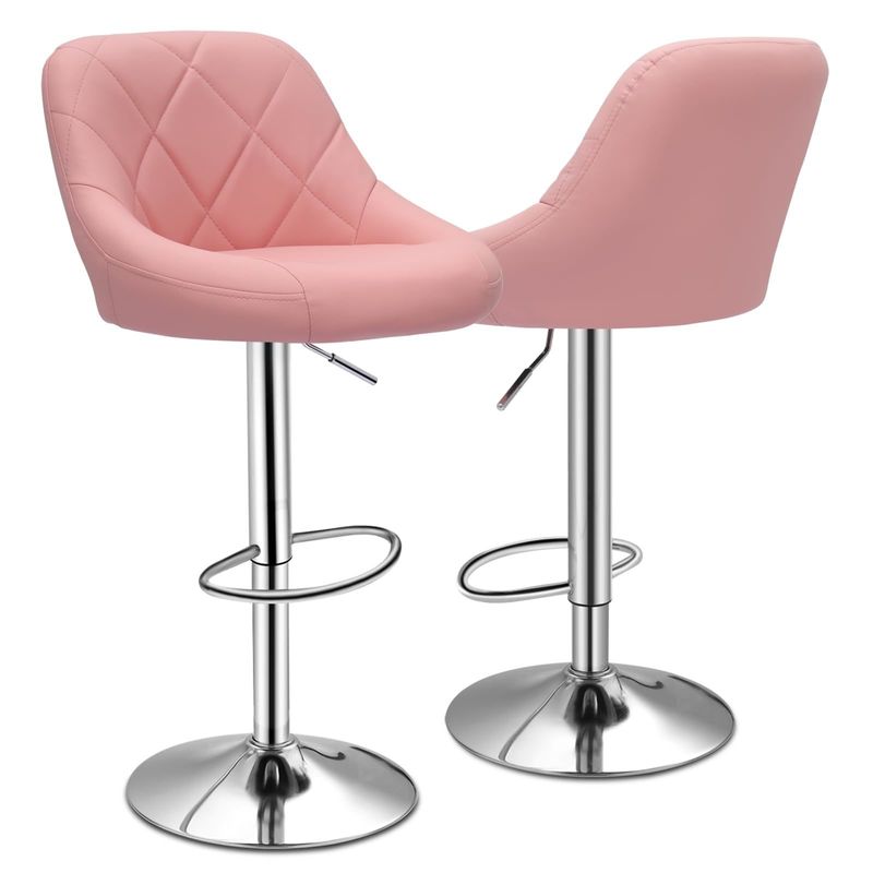 ALINUNU Moderne eetstoelen Bar Pub Hoog kruk met achterkant Home Bar Item Gewicht 27,8 pond