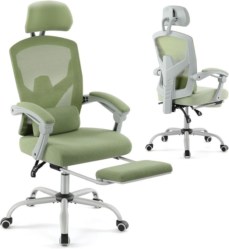 27.56&quot;D x 18.5&quot;W x 47.8&quot;H Back Mesh Rolling Swivel Chair voor Office Ergonomics