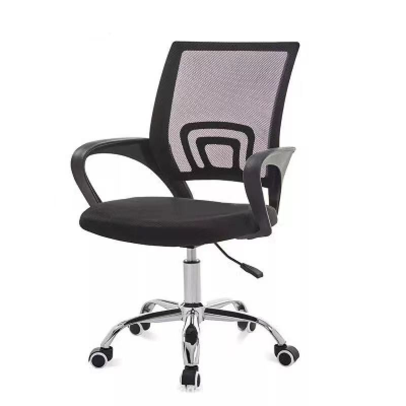 Metalen roestvrij staal ergonomische draaibare kantorenstoel voor in moderne stijl