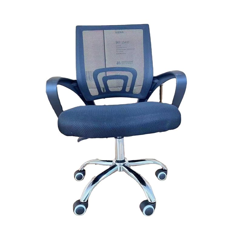 Mesh zilveren basis moderne ergonomische draaibare kantoorstoel voor betere werkdoeltreffendheid