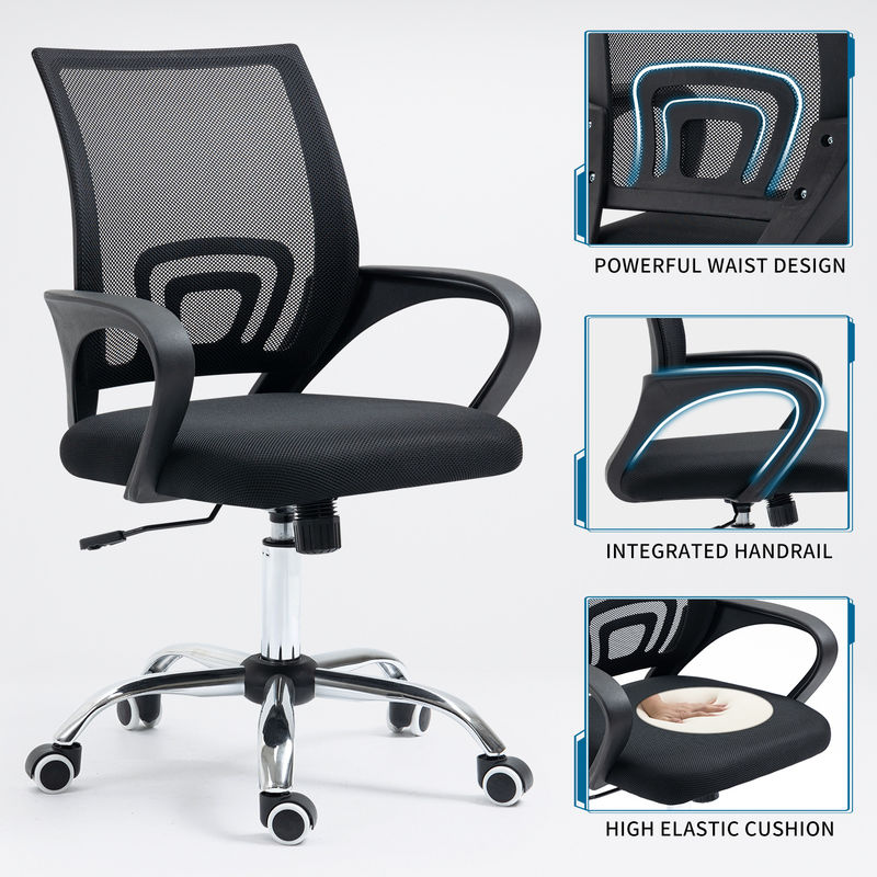 Postverpakking Y Home Office Full Mesh Stoel met lumbale steun en draaiende functie