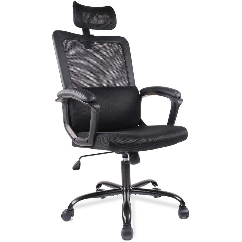 Ergonomische netten Home Office Computer stoel met aangepaste kleur en roterende rollen