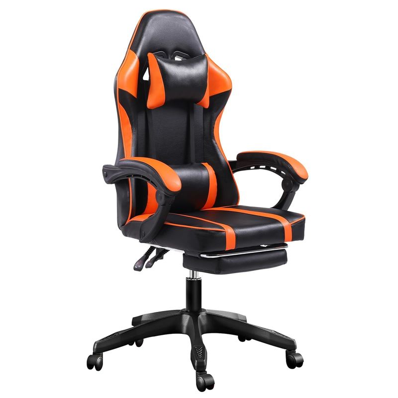 Persoonlijke kleur Ergonomische speelstoel met voetensteun en verstelbare hoogte
