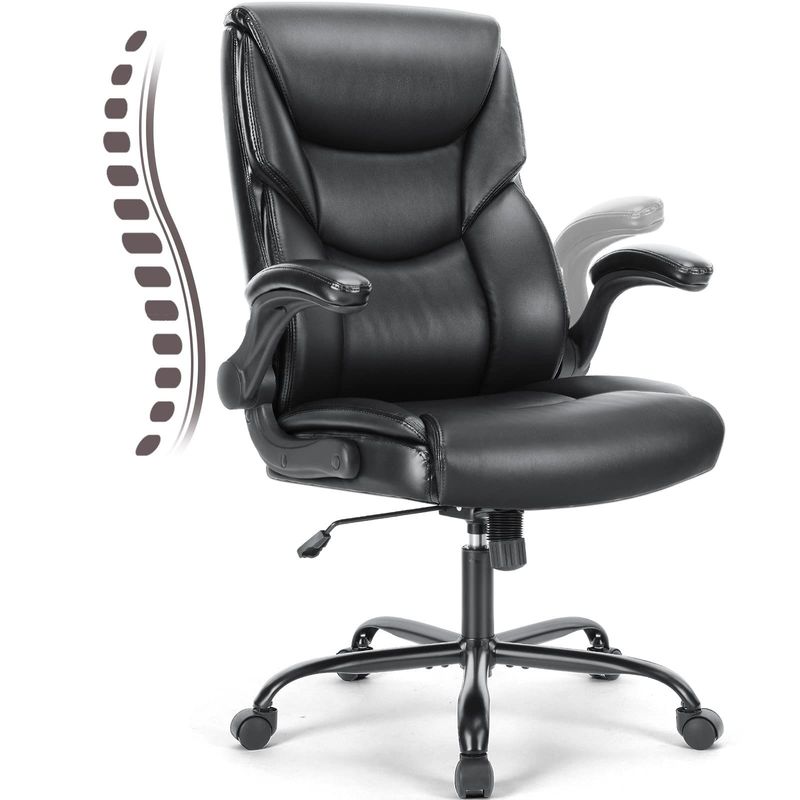Moderne ontwerp verstelbare Executive Office stoel met Flip-up armsteun en lumbale steun