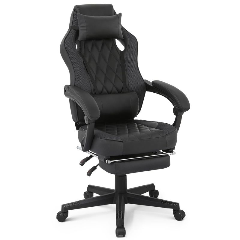 Krijg de Ultimate Gaming Chair bij ALINUNU Racing Style PU leer met verstelbare hoogte