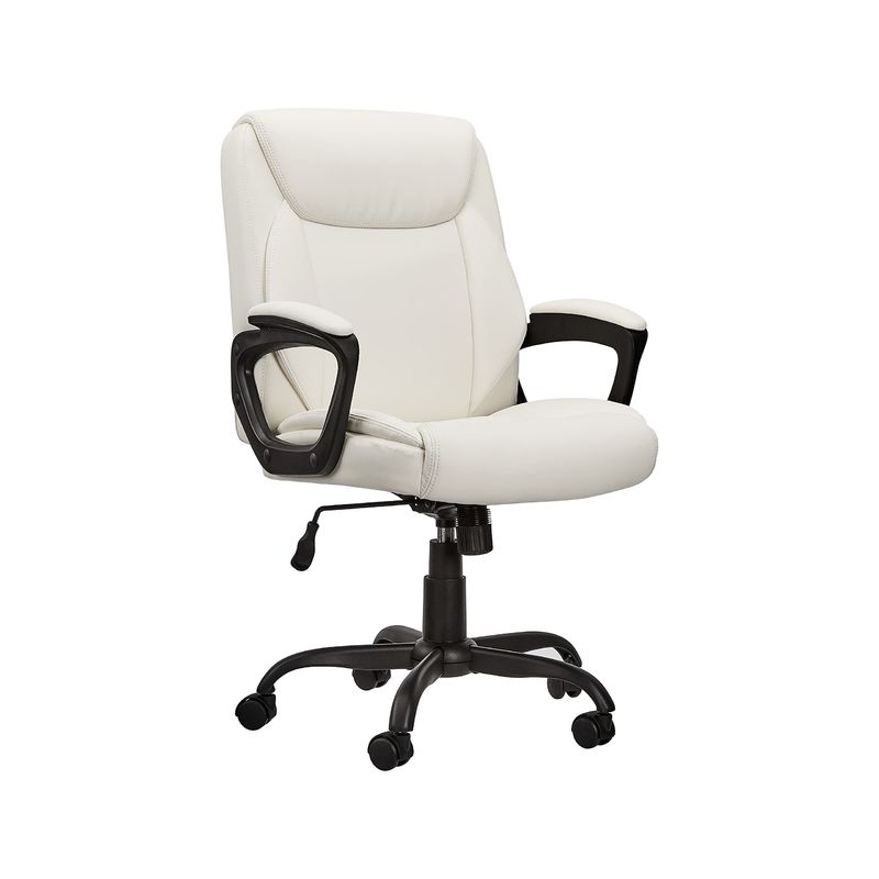Gaslift Mid-Back Office Computer Desk Chair met Puresoft PU Padding en Metal Frame