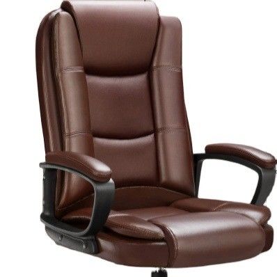 High Back Computer Chair Bruin 400lbs Groot en hoog Management Executive Chair voor kantoor
