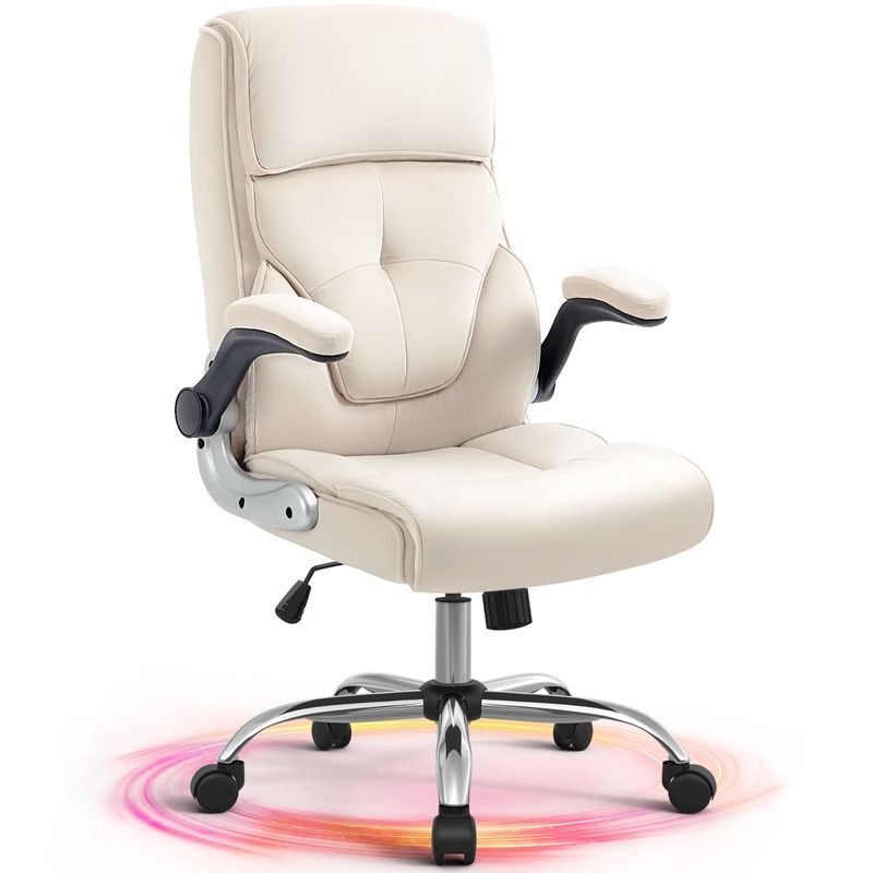 Gepersonaliseerde Kleur Draaiende Stoel Linnen Stof Home Office Bureaustoelen voor uw behoeften