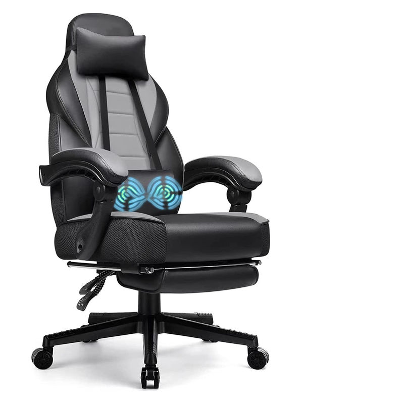 Modern Design Racing Style Gaming Chair met voetsteun en hoofdsteun