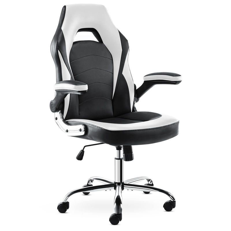 Postverpakking ALINUNU Ergonomische racespelstoel met lumbale steun Aanpasbare kleur