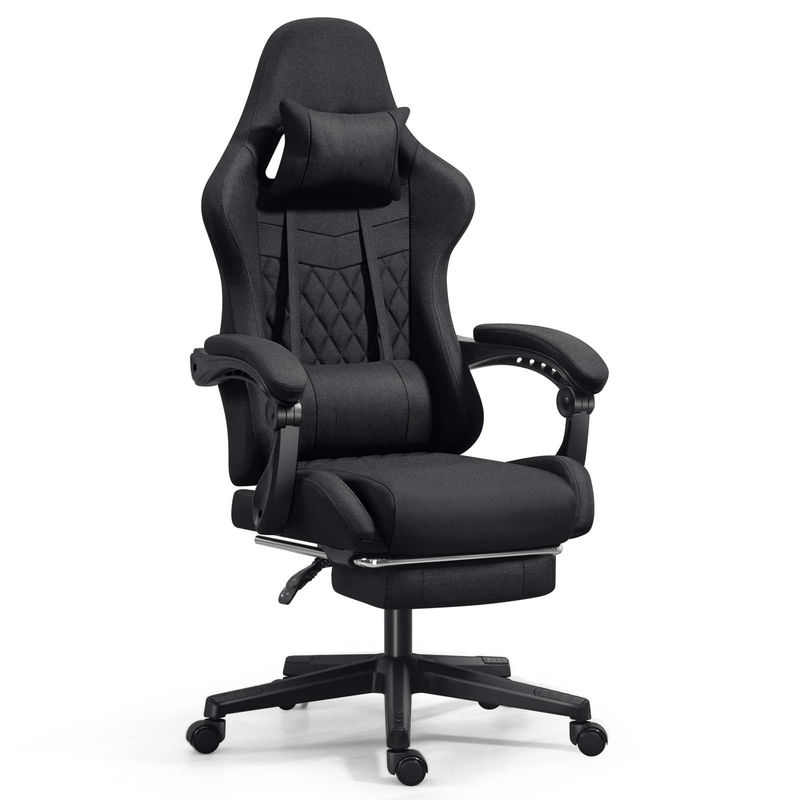 Gepersonaliseerde kleur Ergonomisch verstelbaar bureau Computerspelstoel met voetenrest en massage