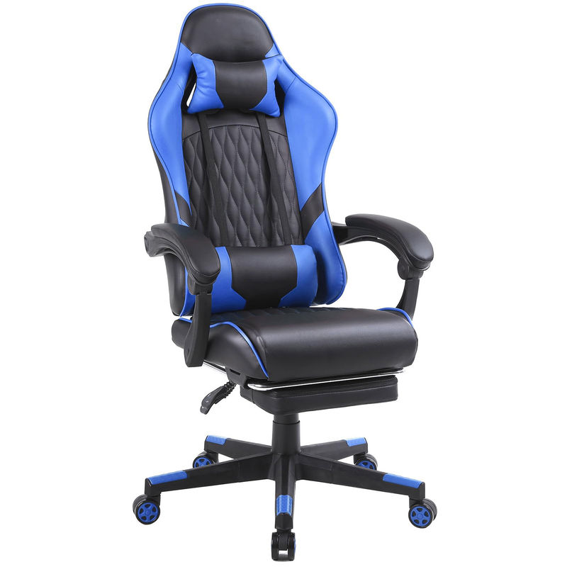 Moderne ontwerp aangepaste kleur Racing gaming stoel met voetsteun en lumbaal steun